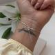 Pulseira Crucifixo Regulável em Prata 925